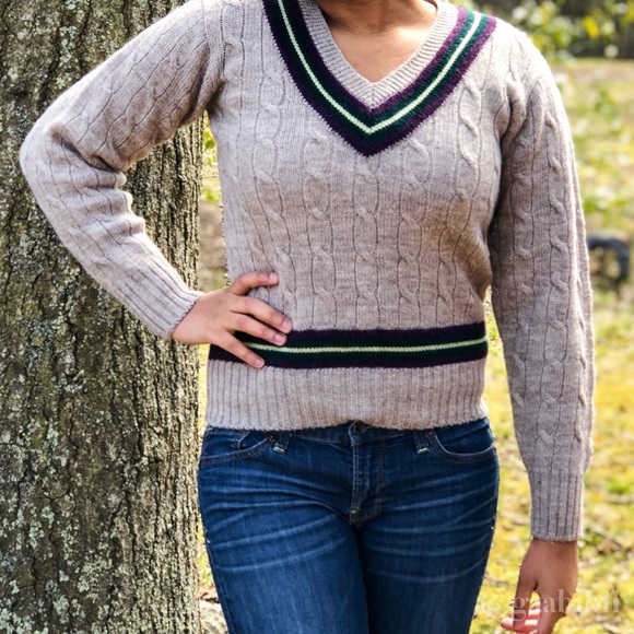 cricket cable knit cardigan